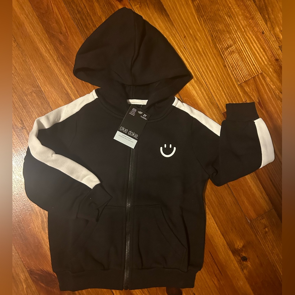 NWT Okie Dokie Toddler Boys Hoodie Size 2T